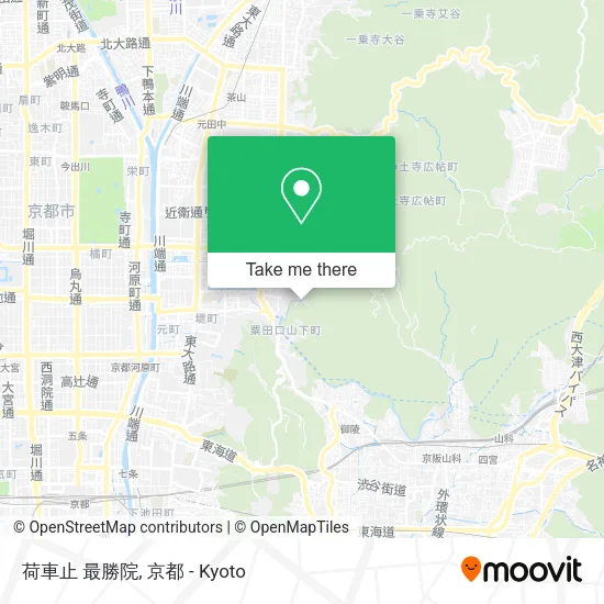 荷車止 最勝院 map
