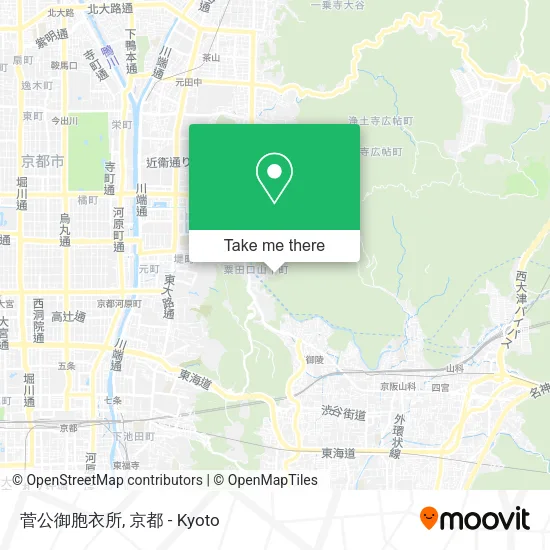 菅公御胞衣所 map