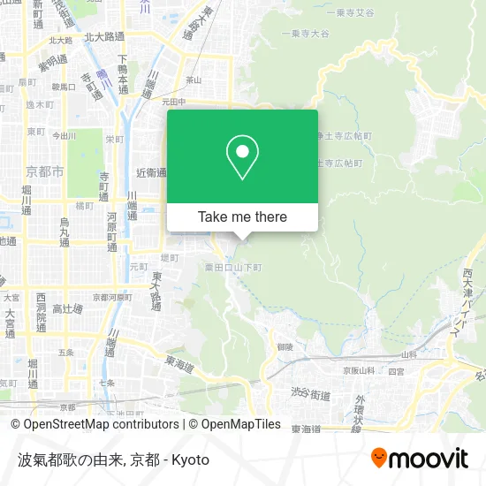 波氣都歌の由来 map