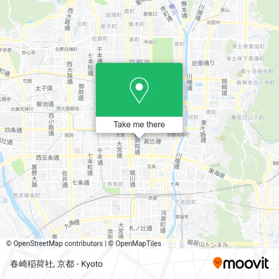 春崎稲荷社 map