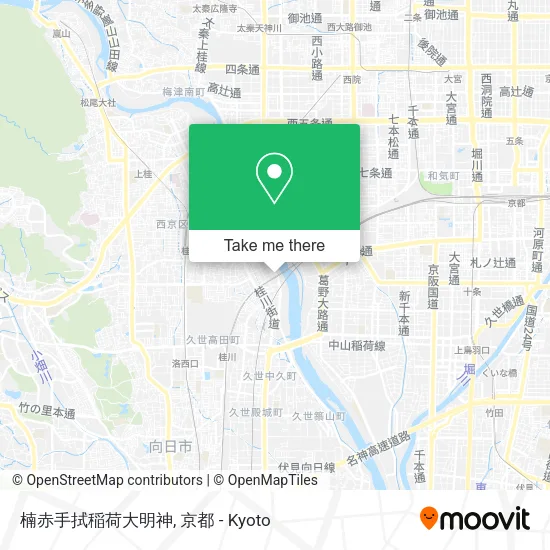 楠赤手拭稲荷大明神 map