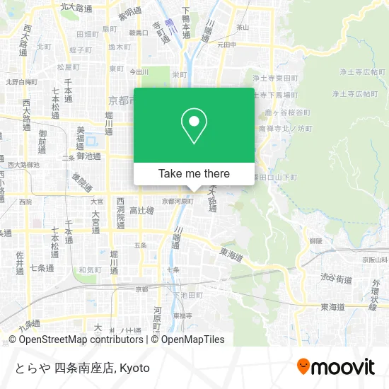 とらや 四条南座店 map