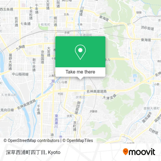 深草西浦町四丁目 map