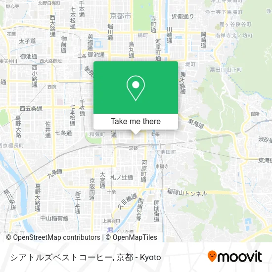 Seattle's Best Coffee map