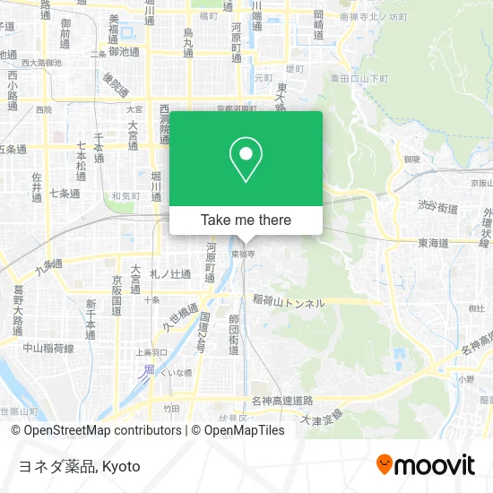 Yoneda Pharmacy map
