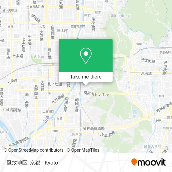 風致地区 map