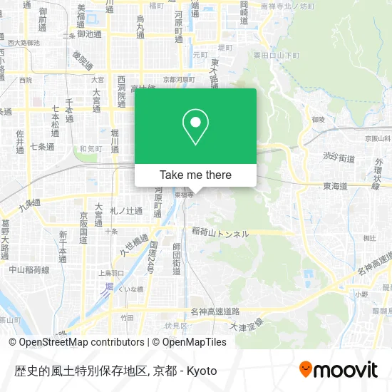 歴史的風土特別保存地区 map