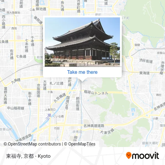 東福寺 map