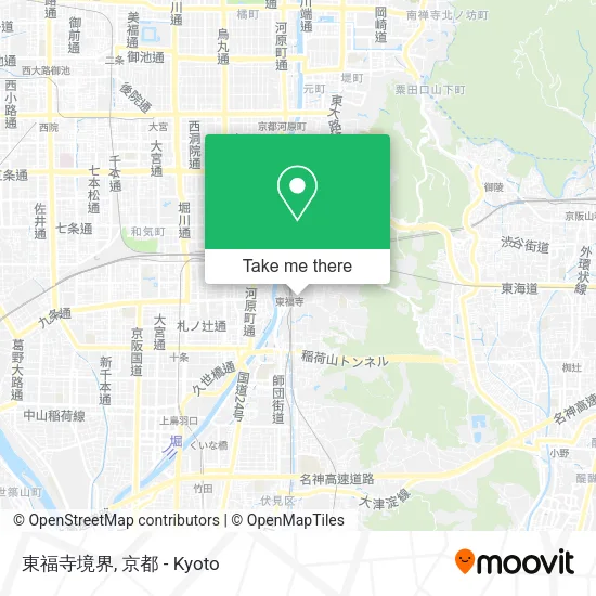 東福寺境界 map