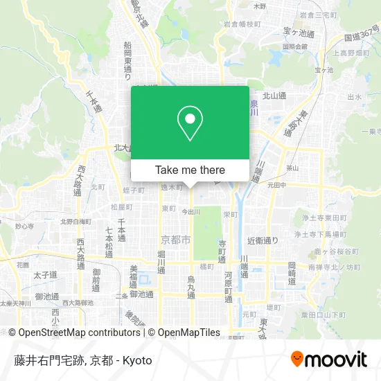 Fujii Umon Residence Site map