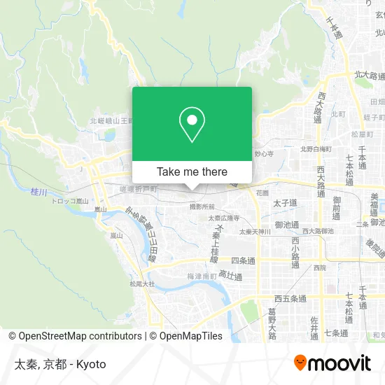 太秦 map