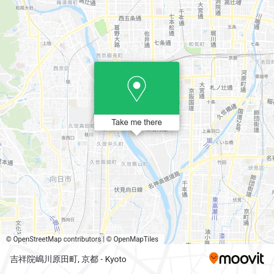 吉祥院嶋川原田町 map