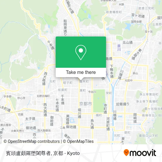 賓頭盧頗羅堕闍尊者 map