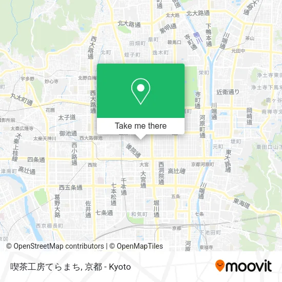 喫茶工房てらまち map