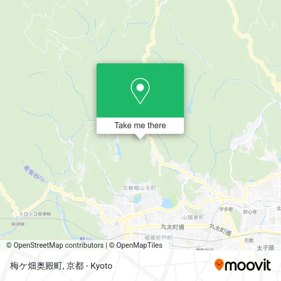 梅ケ畑奥殿町 map