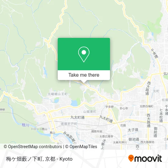 梅ケ畑藪ノ下町 map