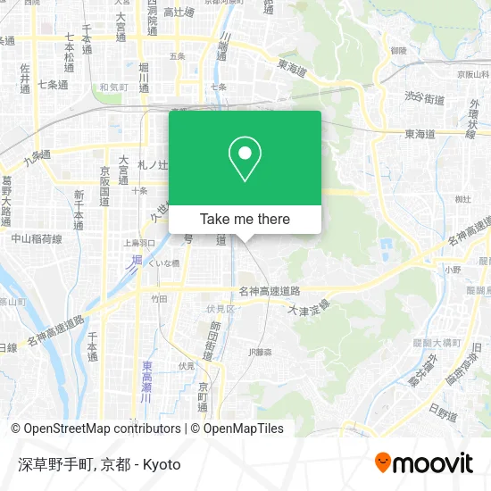 Fukakusa Nohte Town map