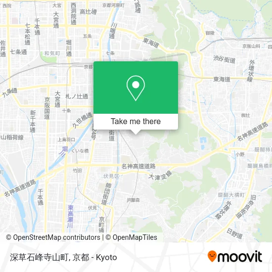 Fukakusa Sekihouji Mountain Town map