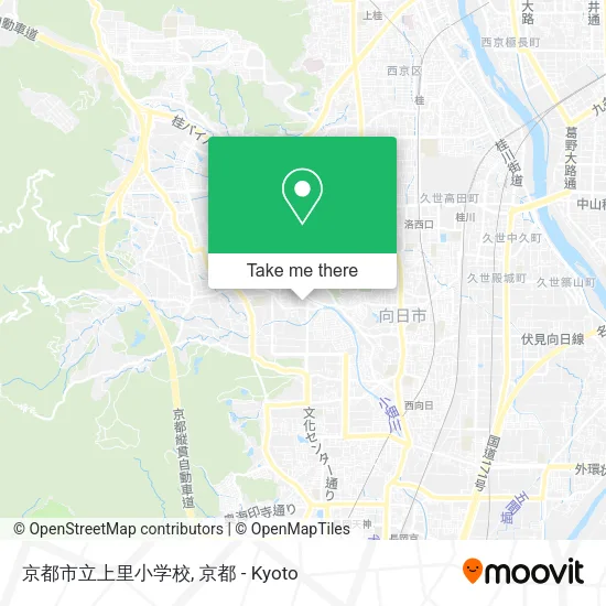 京都市立上里小学校 map