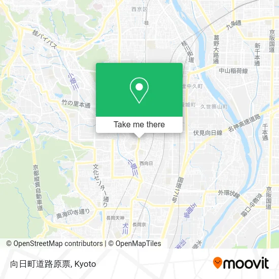 Muko-machi Road Original Ticket map