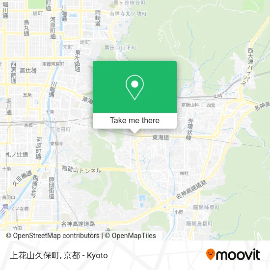 上花山久保町 map