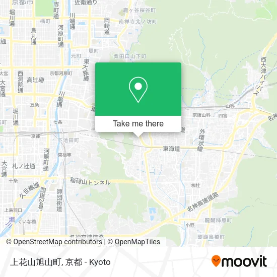 上花山旭山町 map