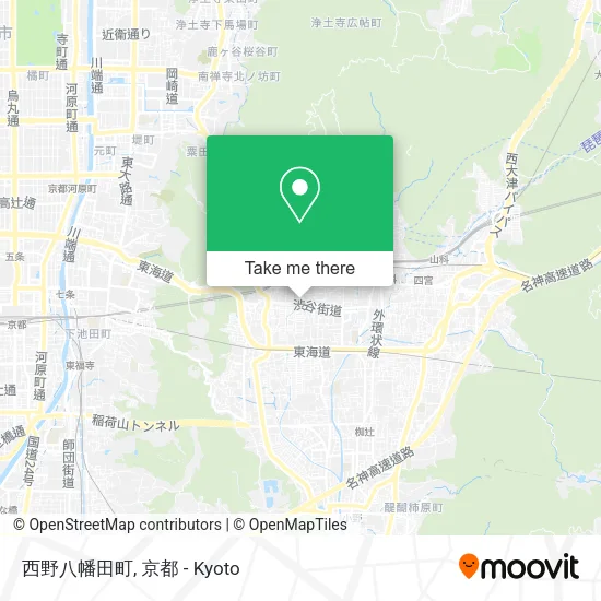 西野八幡田町 map