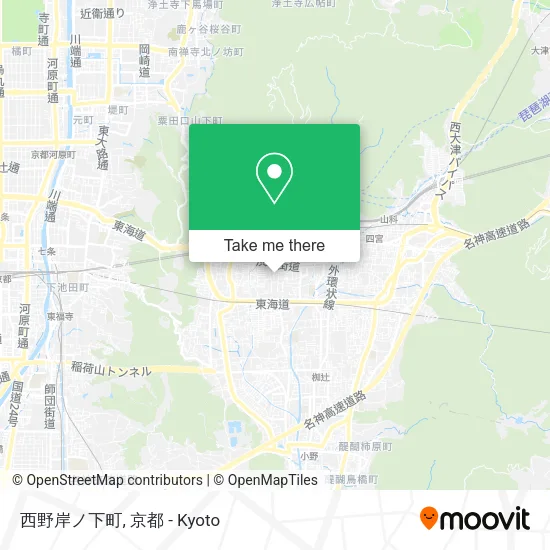 西野岸ノ下町 map