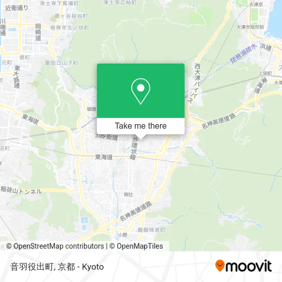 音羽役出町 map