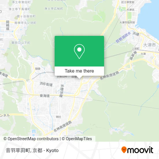 音羽草田町 map