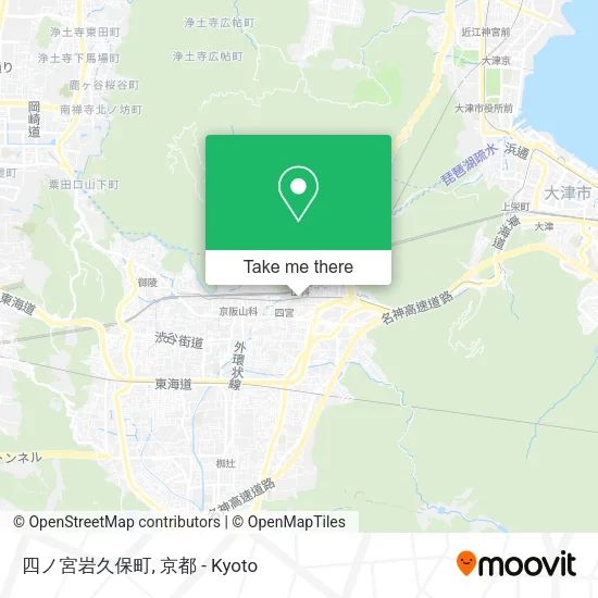 四ノ宮岩久保町 map