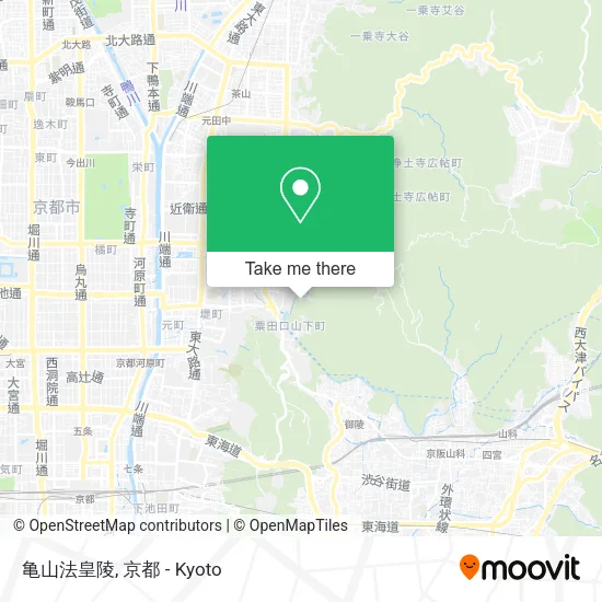 亀山法皇陵 map
