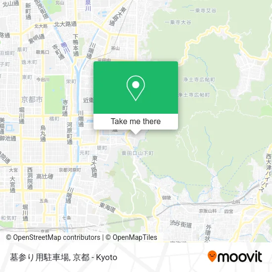 墓参り用駐車場 map