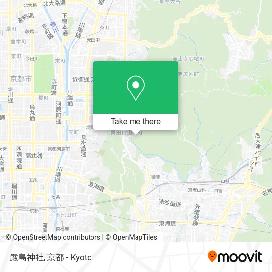 Itsukushima Shrine map