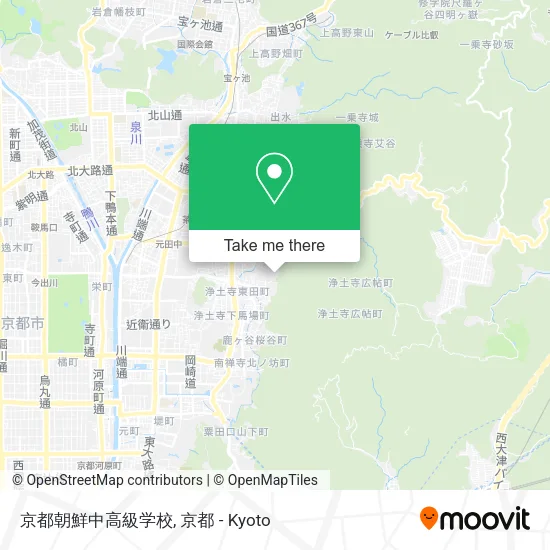 京都朝鮮中高級学校 map