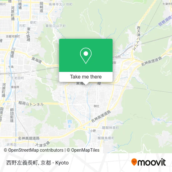西野左義長町 map