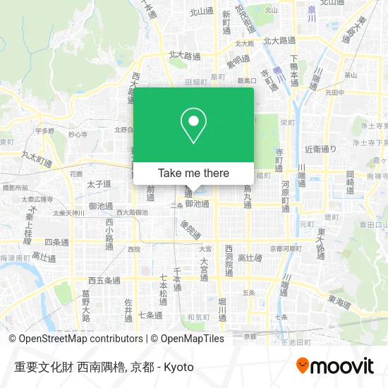 重要文化財 西南隅櫓 map