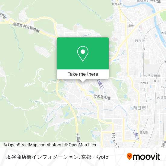 境谷商店街インフォメーション map