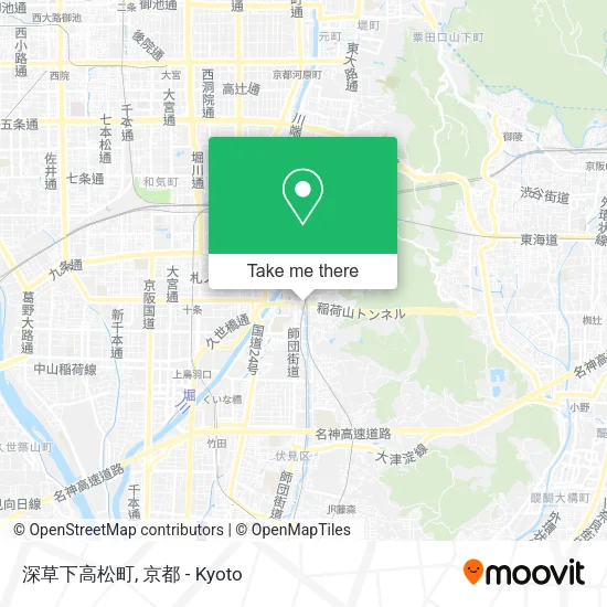 深草下高松町 map