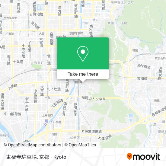 Tofukuji Parking Lot map