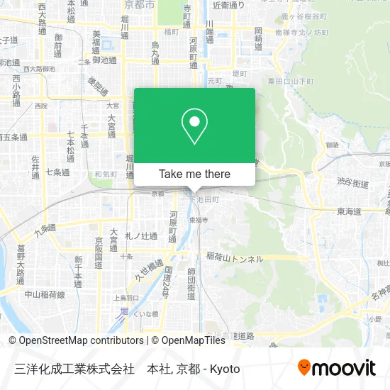 三洋化成工業株式会社　本社 map