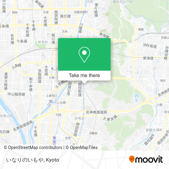 いなりのいもや map