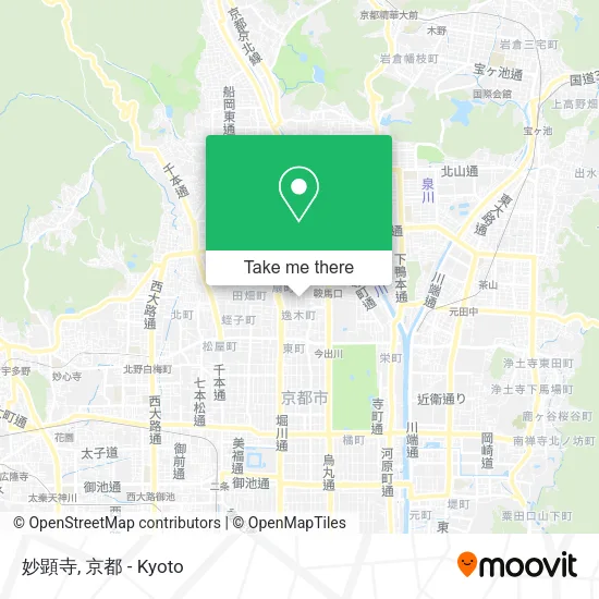 妙顕寺 map