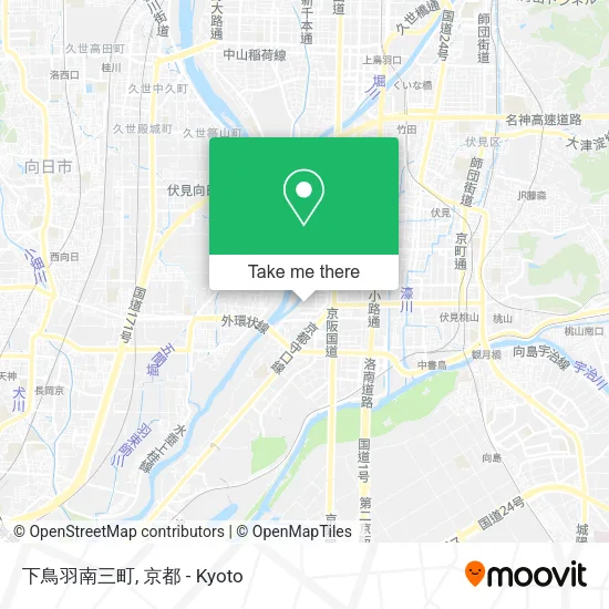 下鳥羽南三町 map