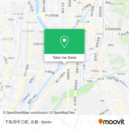 下鳥羽中三町 map