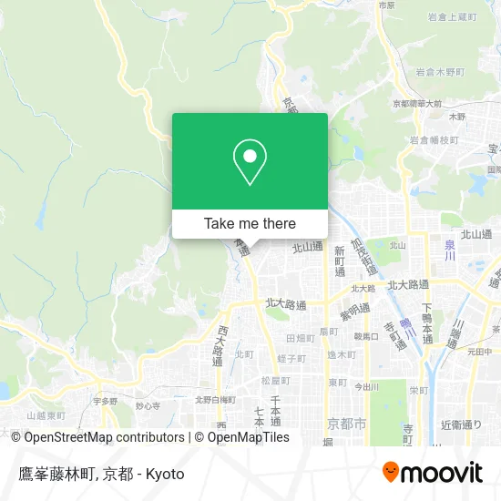 鷹峯藤林町 map