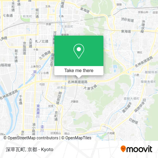 深草瓦町 map