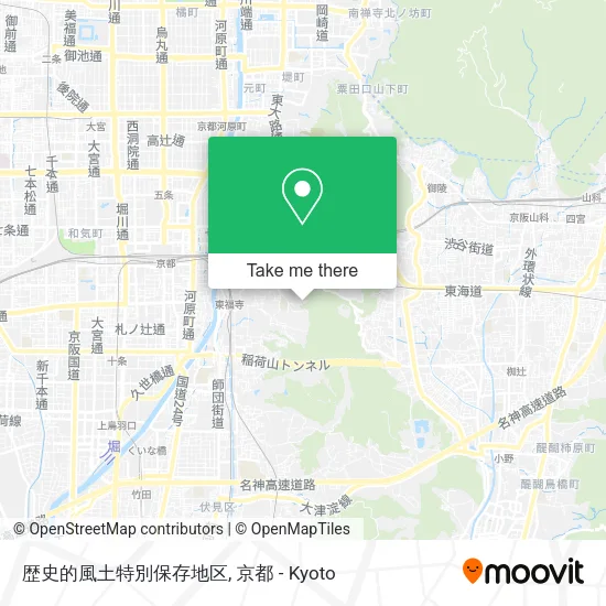 歴史的風土特別保存地区 map
