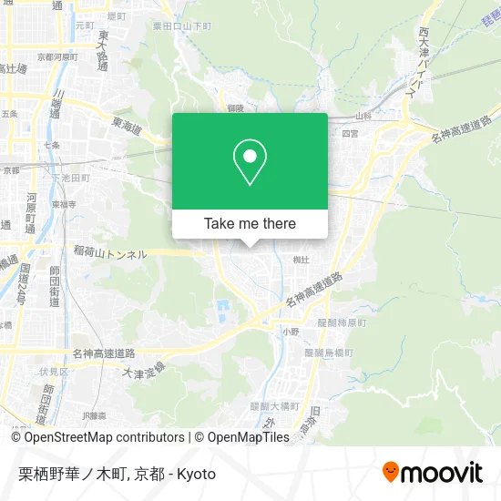 栗栖野華ノ木町 map