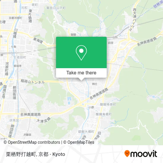 栗栖野打越町 map